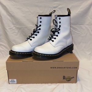 Brand new white Dr. Martens 1460 8-eye boots